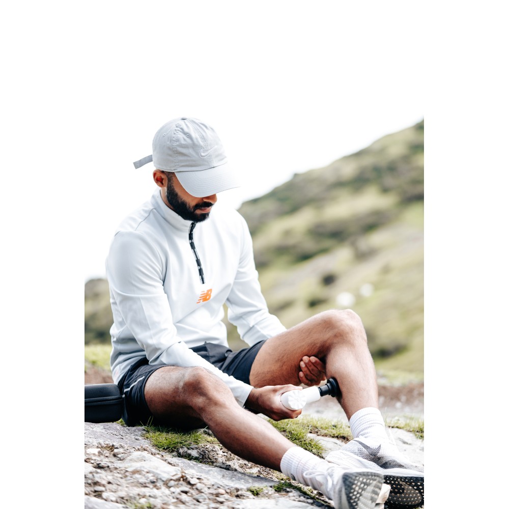 IGNITE MINI MASSAGE GUN WITH HEAT (WHITE)