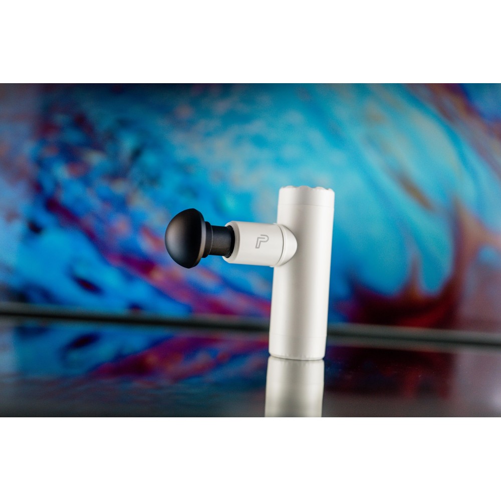 IGNITE MINI MASSAGE GUN WITH HEAT (WHITE)