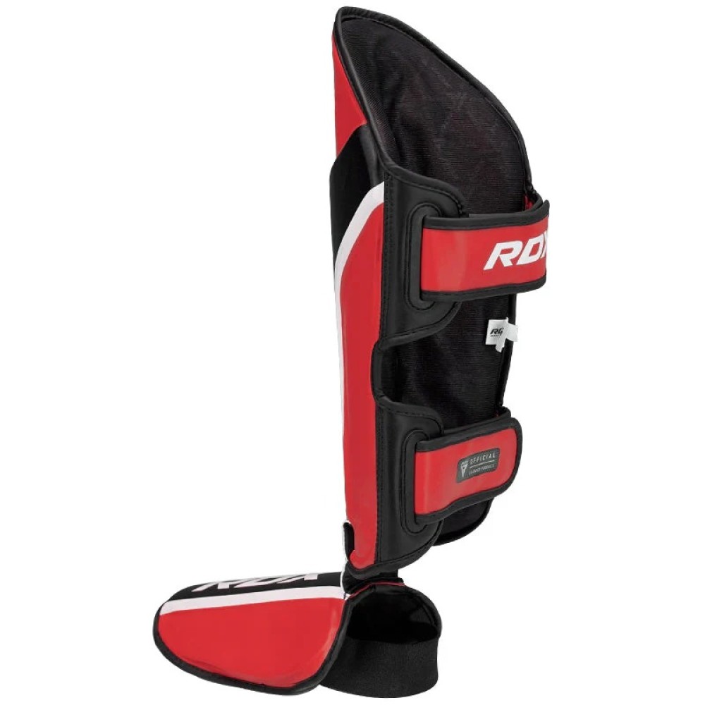 SHIN INSTEP AURA PLUS T-17 RED/BLACK-L