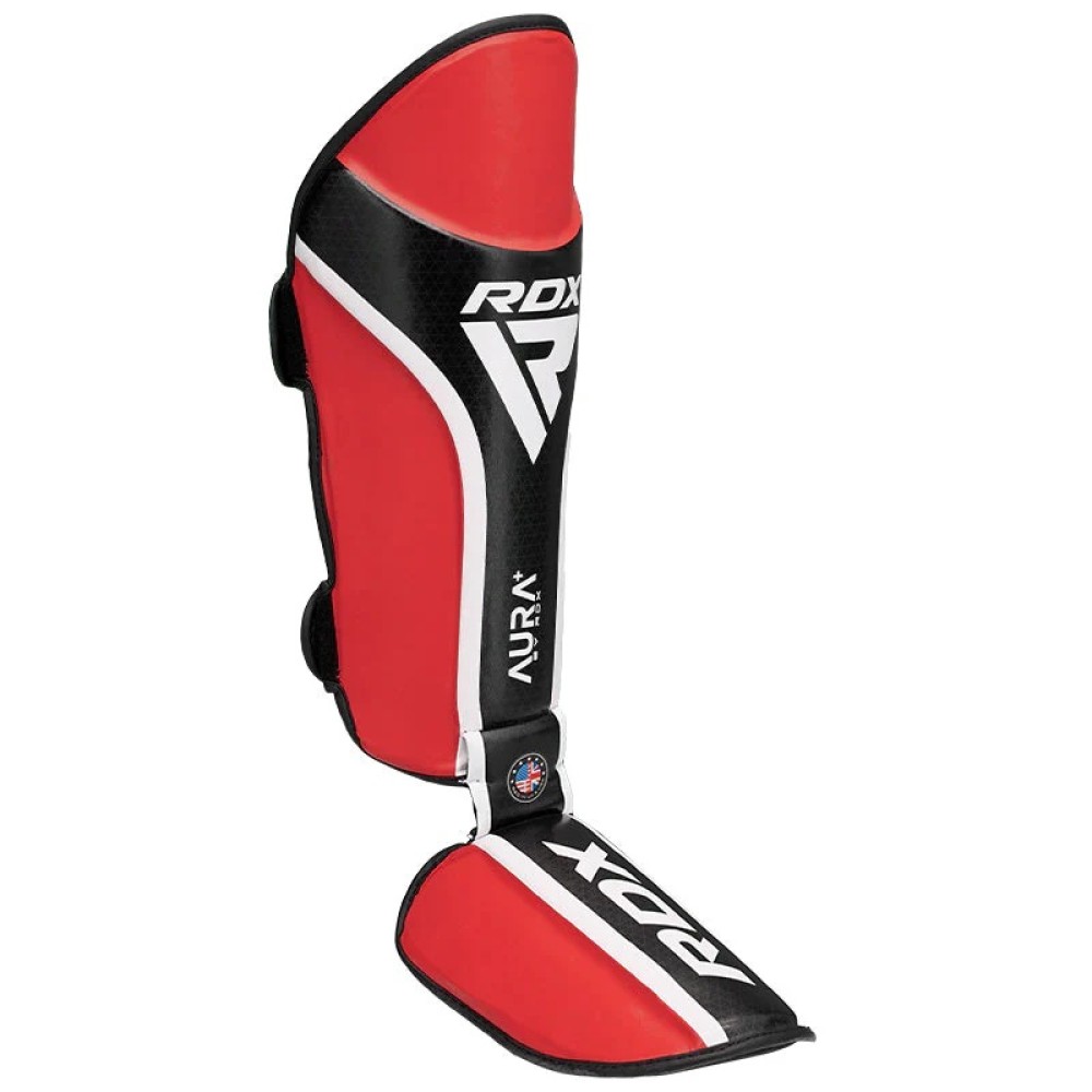 SHIN INSTEP AURA PLUS T-17 RED/BLACK-L