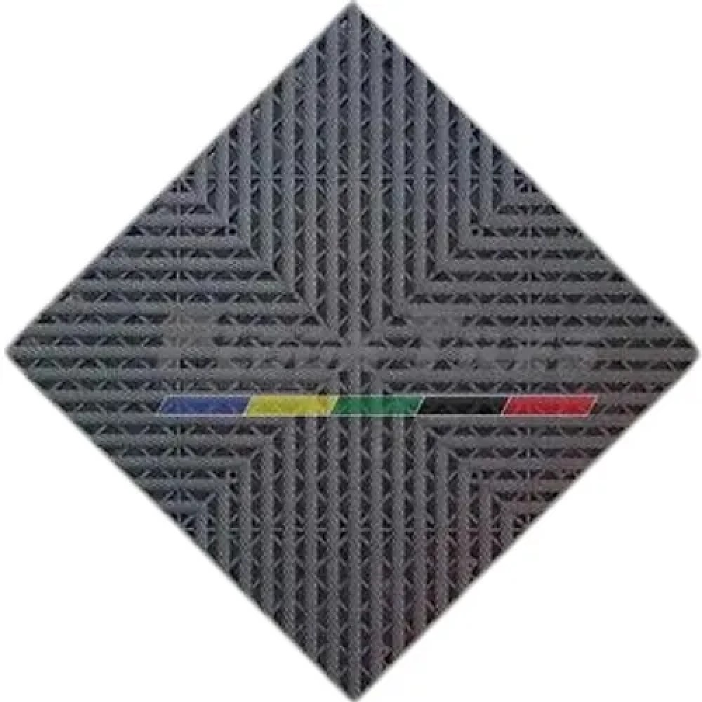 Επαγγελματικό Πλαστικό PVC πλακάκι Μαύρο Floortiles IFS