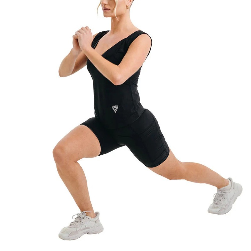 SWEAT WOMEN'S SHORTS W1 BLACK-S