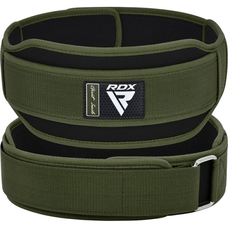 WEIGHT LIFTING DOUBLE BELT RX5 ARMY GREEN -M
