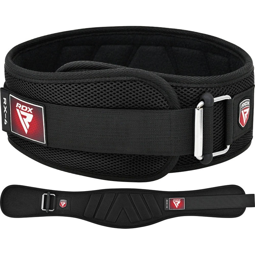 WEIGHT LIFTING BELT EVA CURVE RX4 BLACK-M