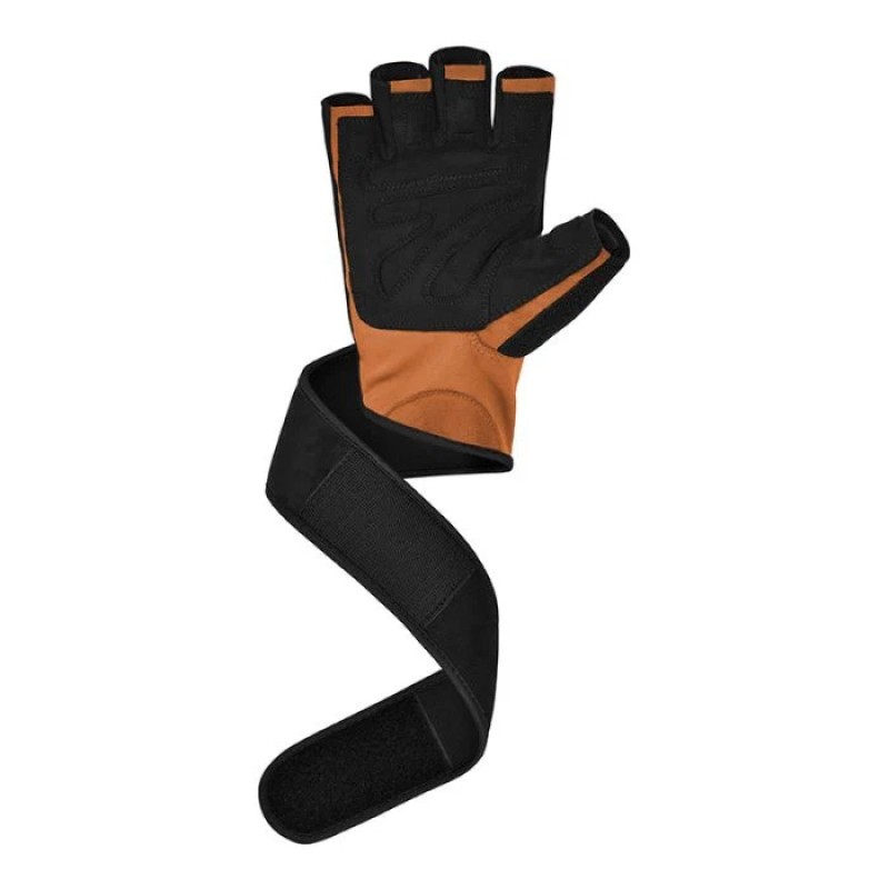 GYM GLOVE MICRO TAN/BLACK PLUS-L