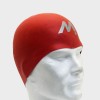 Swimming Cap REVERSIBLE – Perl Grey/ Red