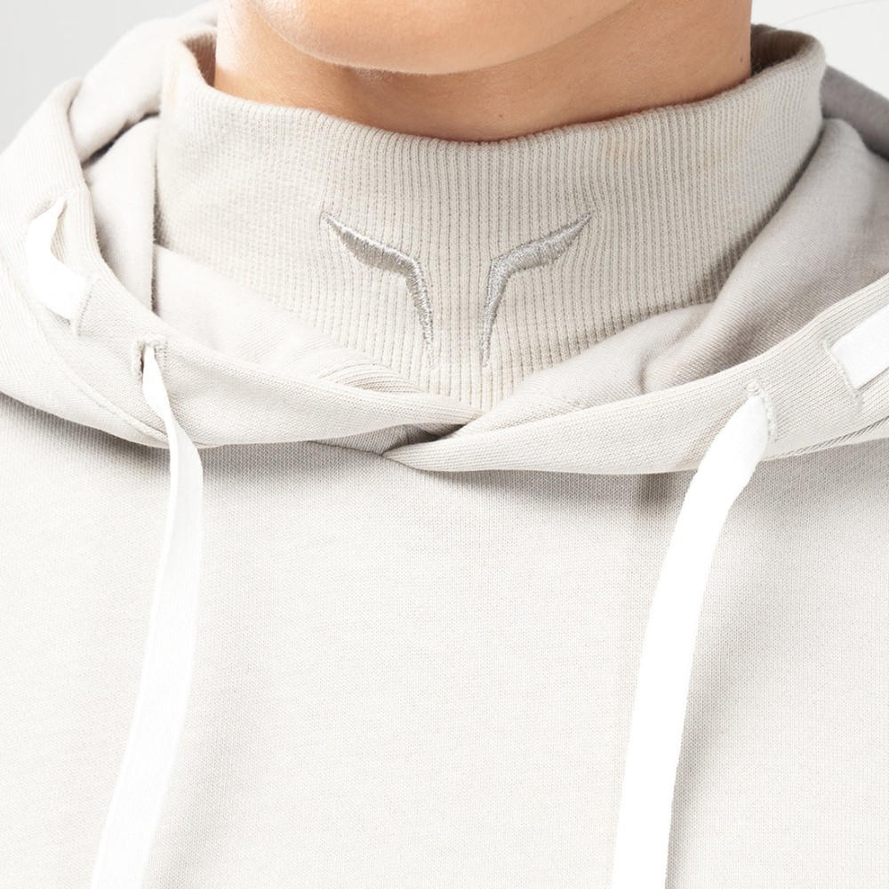 CODE BATWING HOODIE - WILLOW GREY