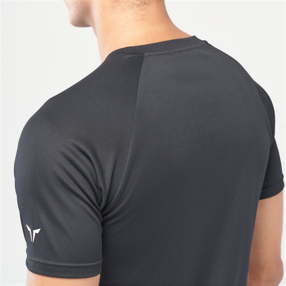 CODE LOGO MUSCLE TEE - BLACK