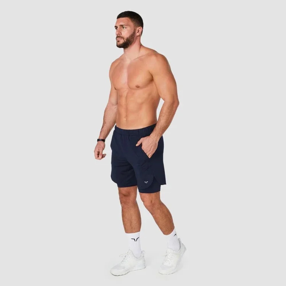 CORE MESH 2 IN 1 SHORTS - NAVY