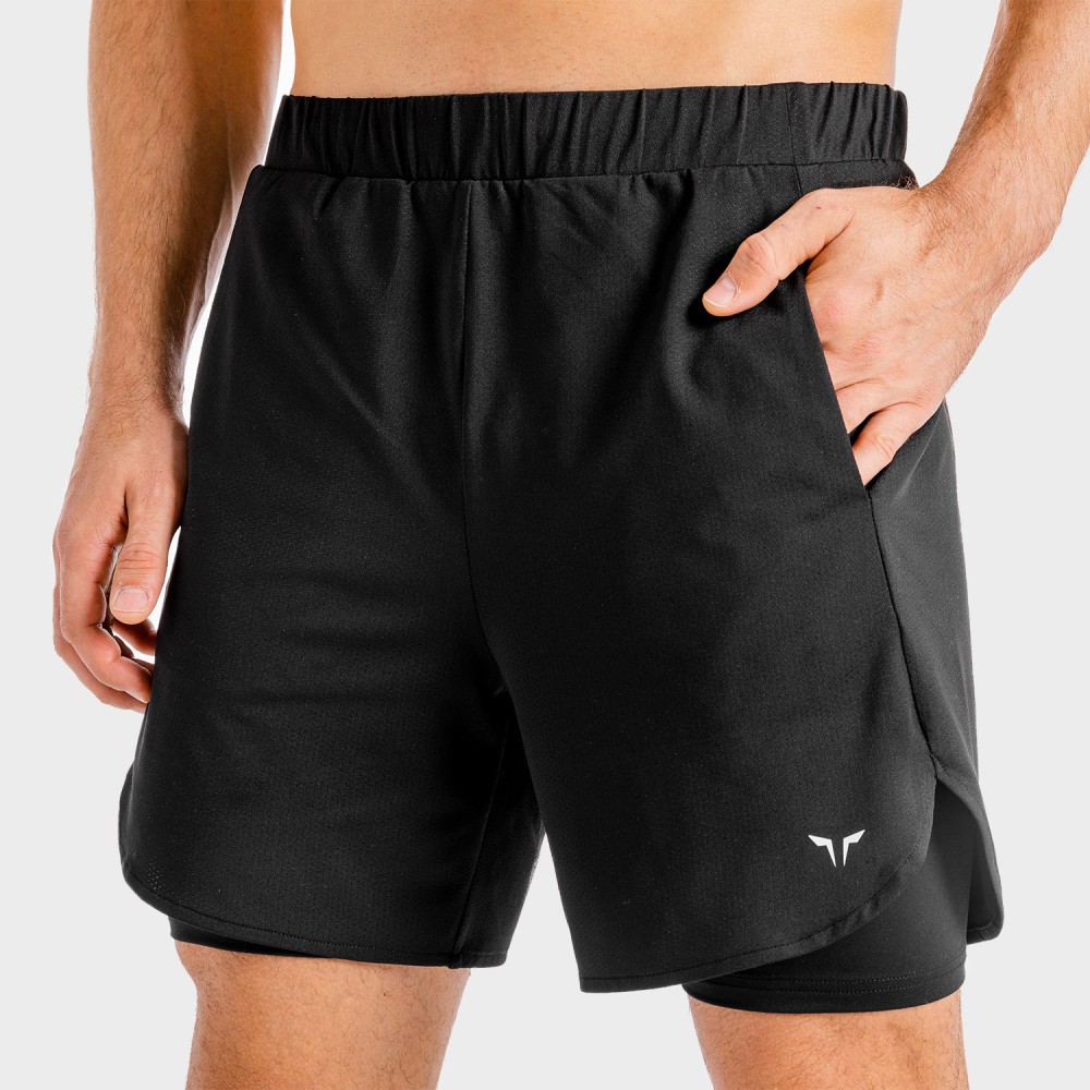 CORE MESH 2 IN 1 SHORTS – ΟΝΥΧ