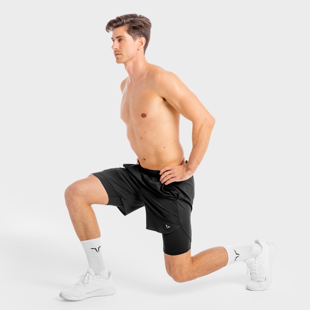 CORE MESH 2 IN 1 SHORTS – ΟΝΥΧ