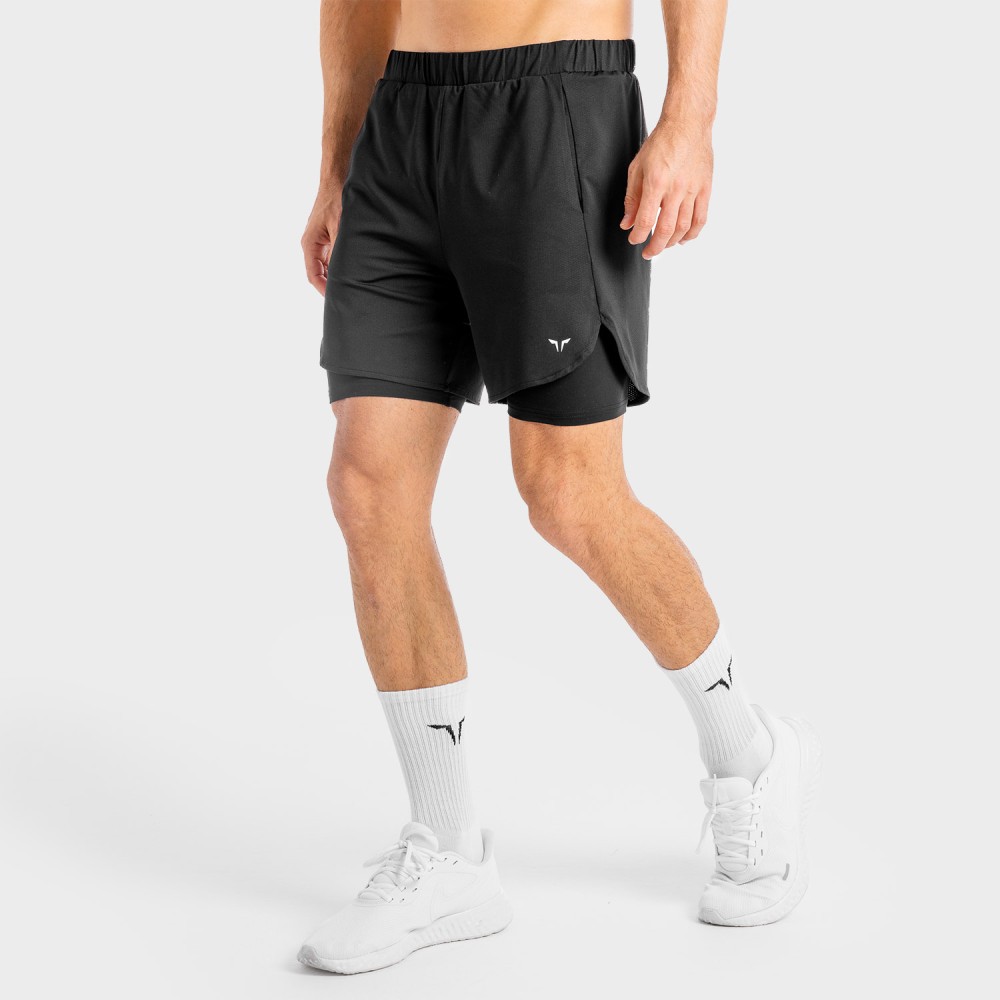 CORE MESH 2 IN 1 SHORTS – ΟΝΥΧ