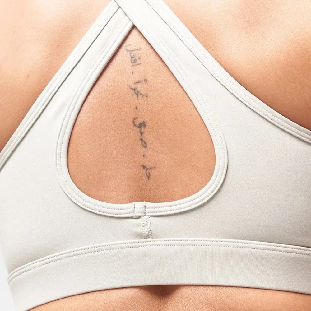 ESSENTIAL MEDIUM IMPACT BRA - WILLOW GREY