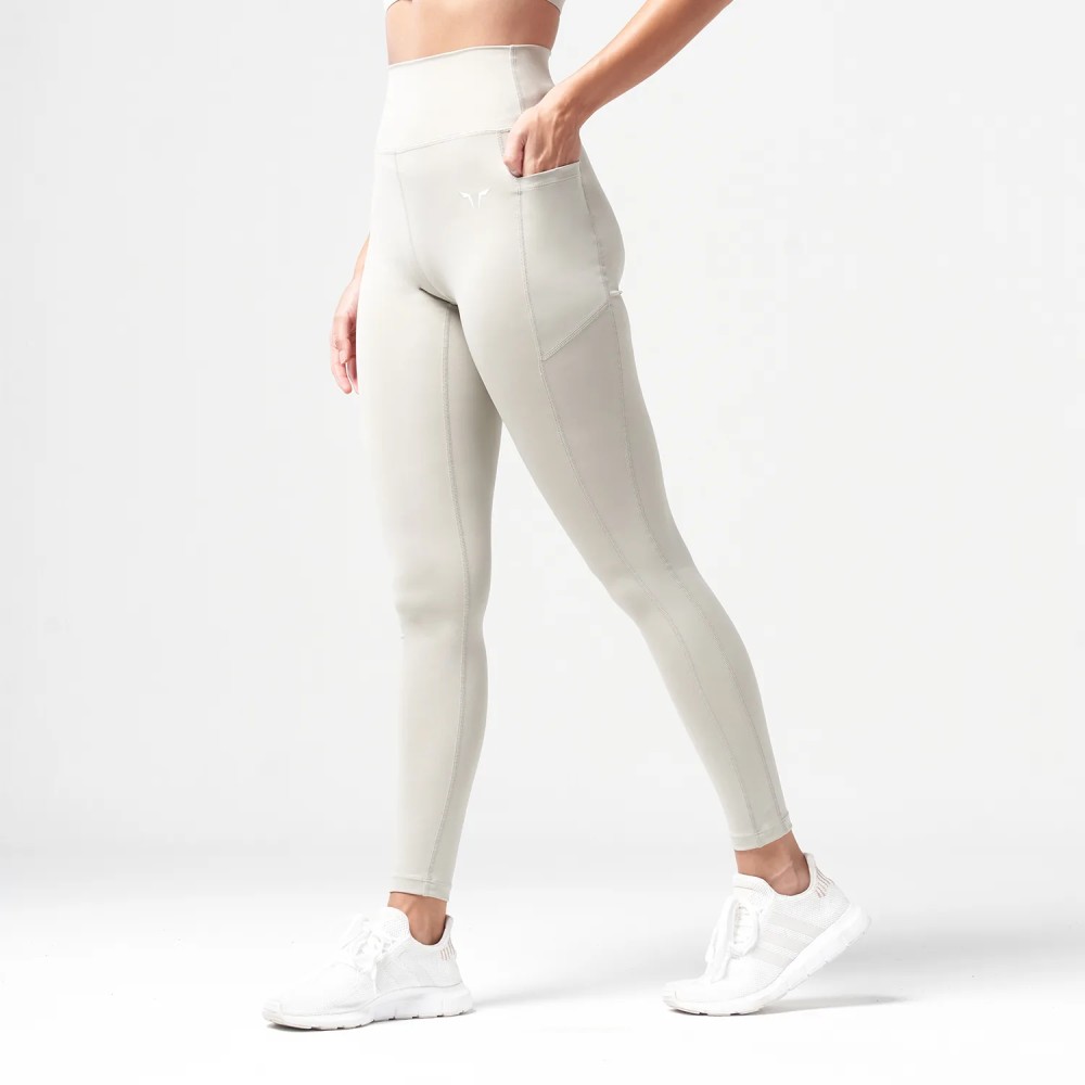 ESSENTIAL HIGH WAISTED LEGGINGS – WILLOW GREY
