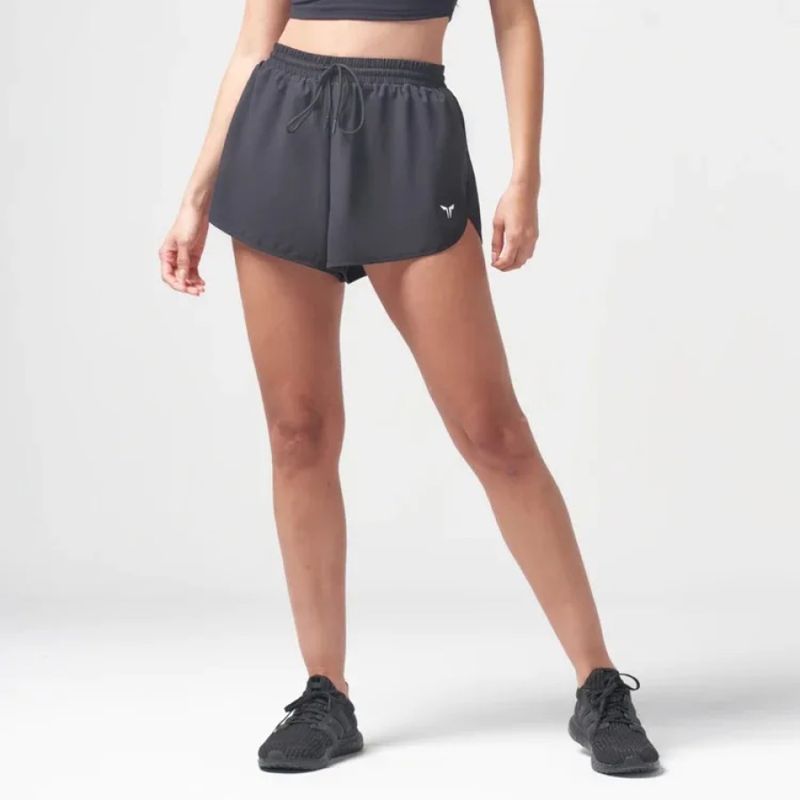ESSENTIAL RUNNING SHORTS - BLACK