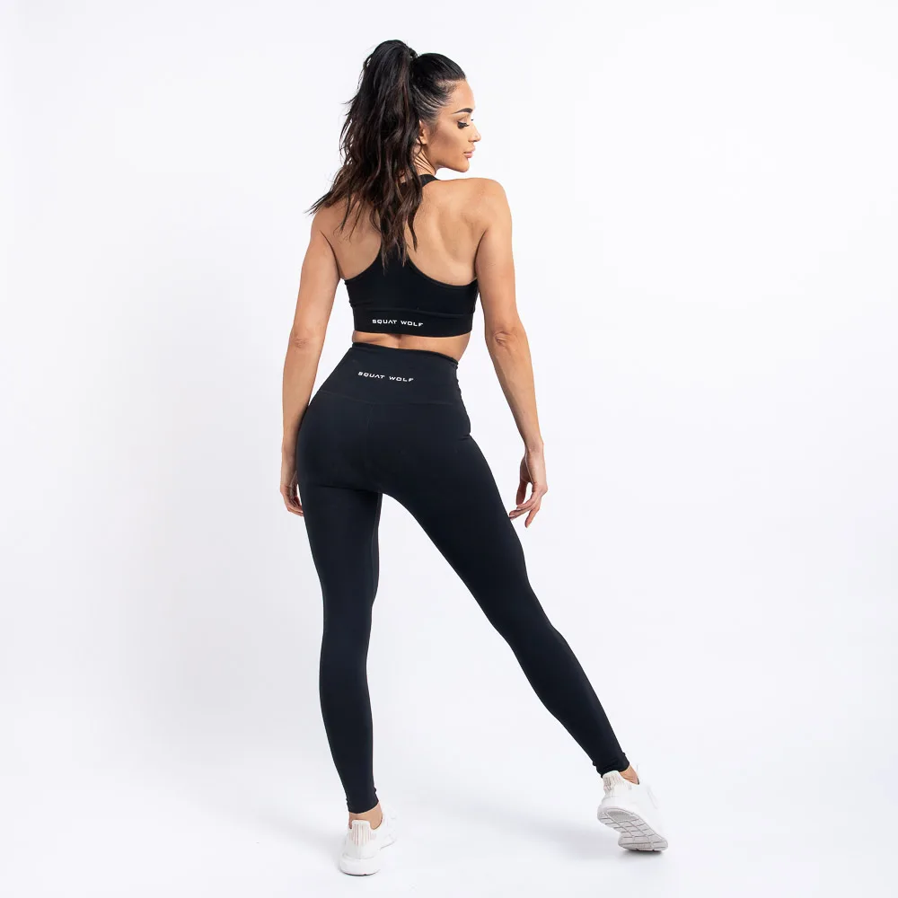 HERA HIGH-WAISTED LEGGINGS – BLACK