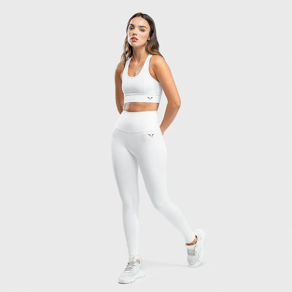 HERA HIGH-WAISTED LEGGINGS – WHITE