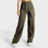 LUXE WIDE LEG PANTS – OLIVE