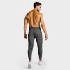 STATEMENT RIBBED JOGGERS – MELANGE GREY