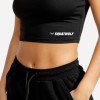 WARRIOR CROP TEE – BLACK