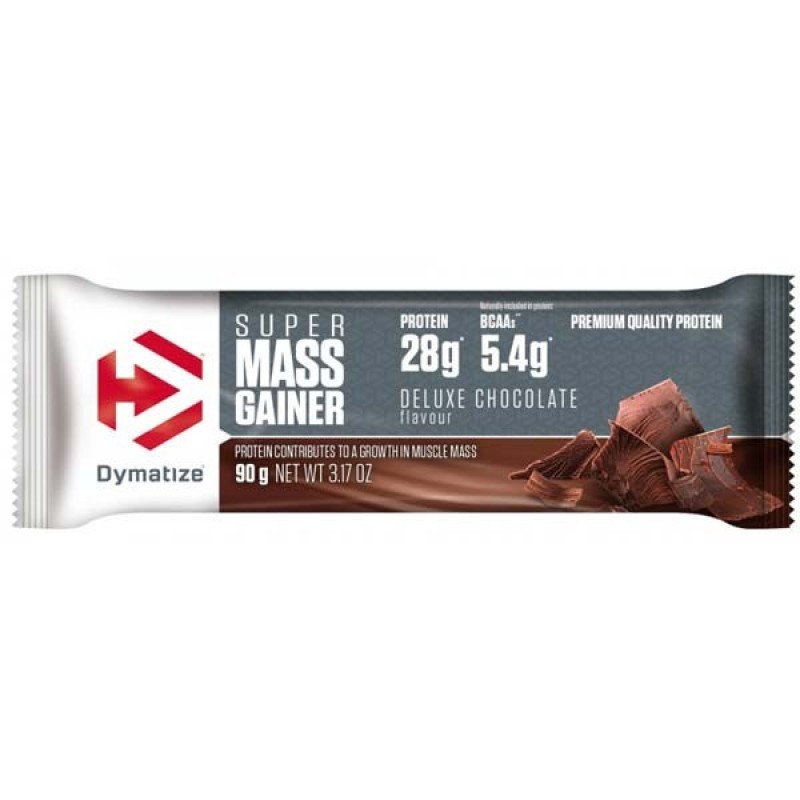 Super Mass Gainer Bar 90gr (DYMATIZE) - Deluxe Chocolate