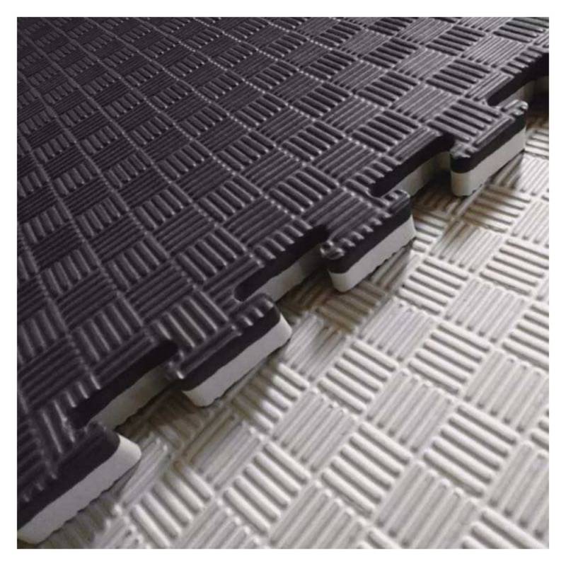 VIKING Επαγγελματικό Δάπεδο Ασφαλείας EVA, πάχους 2.5 εκ. Puzzle (Μαύρο/Γκρι)