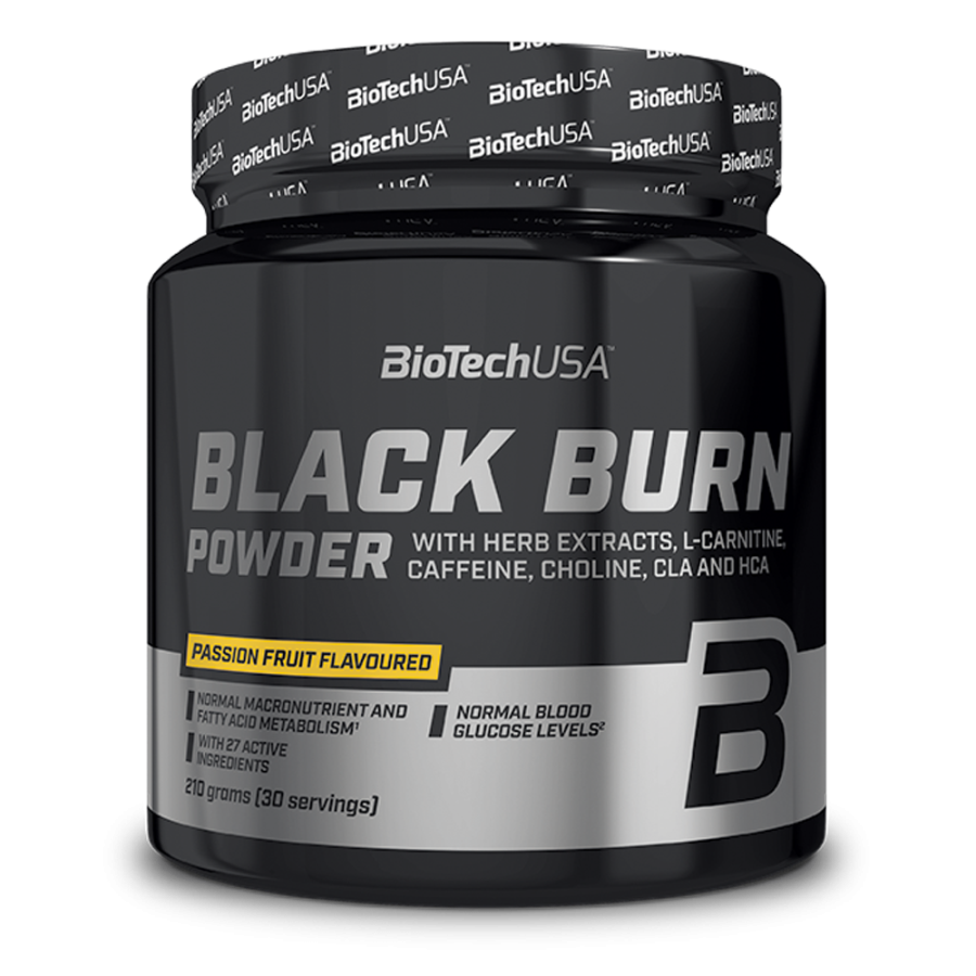 Black Burn Powder 210gr (BIOTECH USA) - Passion Fruit