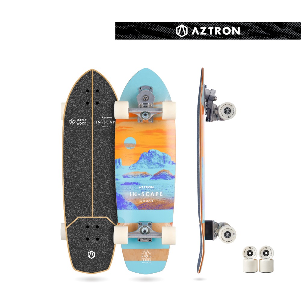Surfskate / Skateboard IN.SCAPE 32"  by Aztron®