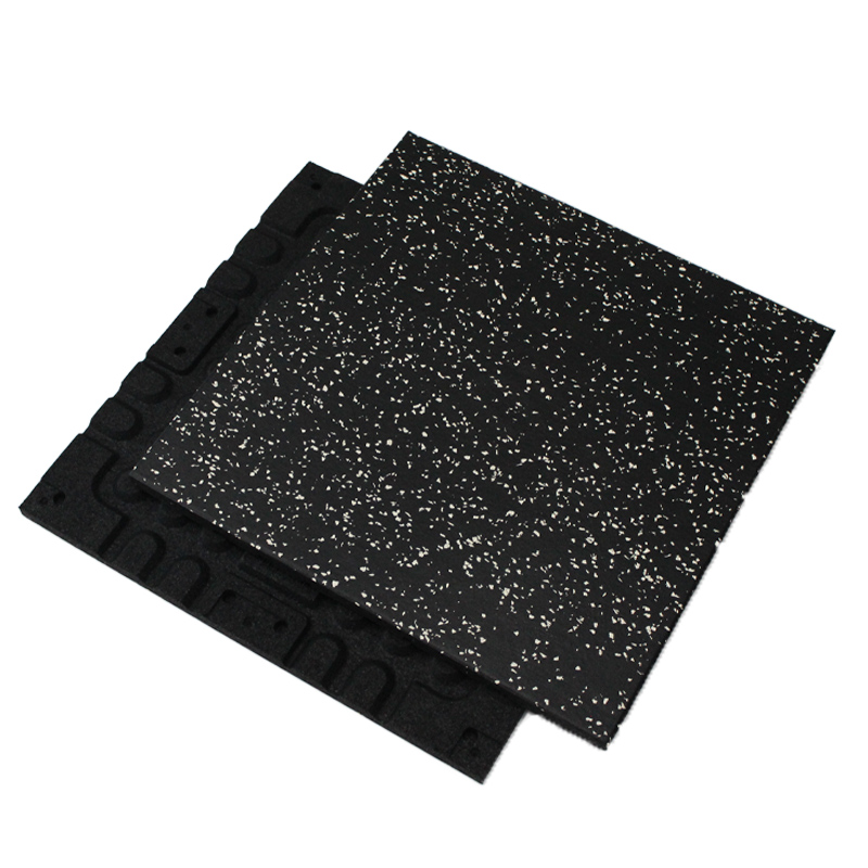 Viking Πάτωμα Γυμναστηρίου Διπλής Επίστρωσης με άσπρες Κουκίδες. Πάχος 2 εκατοστά.