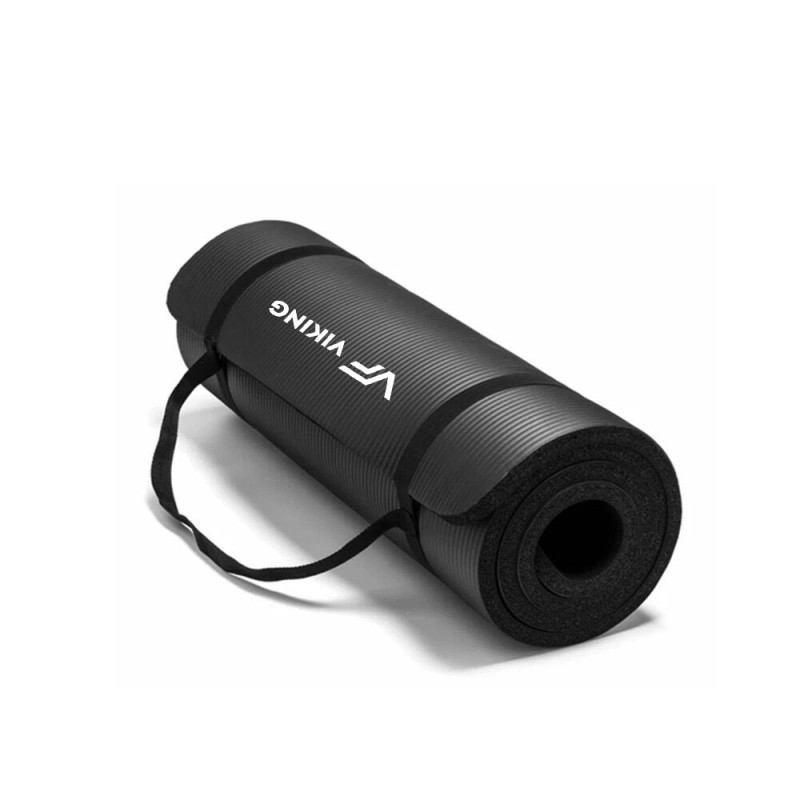 Viking NBR Mat-Στρώμα Γυμναστικής 1.5cm Μαύρο C-3016