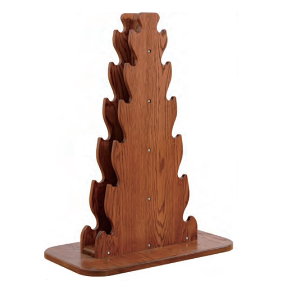 Viking Luxury Hotel Dumbbell Rack, Ξύλινη Βάση Αλτήρων